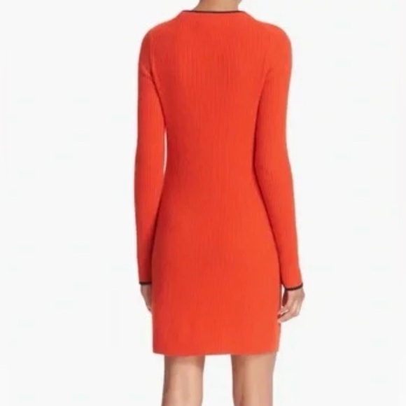 007 RAG & BONE Women's Liliana Long Sleeve Cashmere Sunburst Dress, Large - Picture 11 of 14